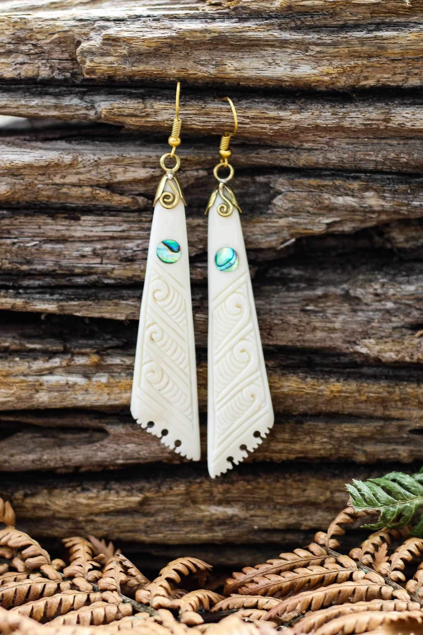 Long Bone Earrings