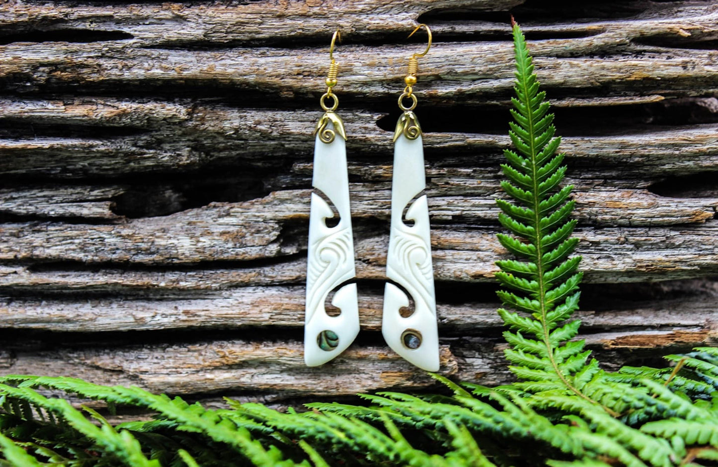 Long Bone Earrings