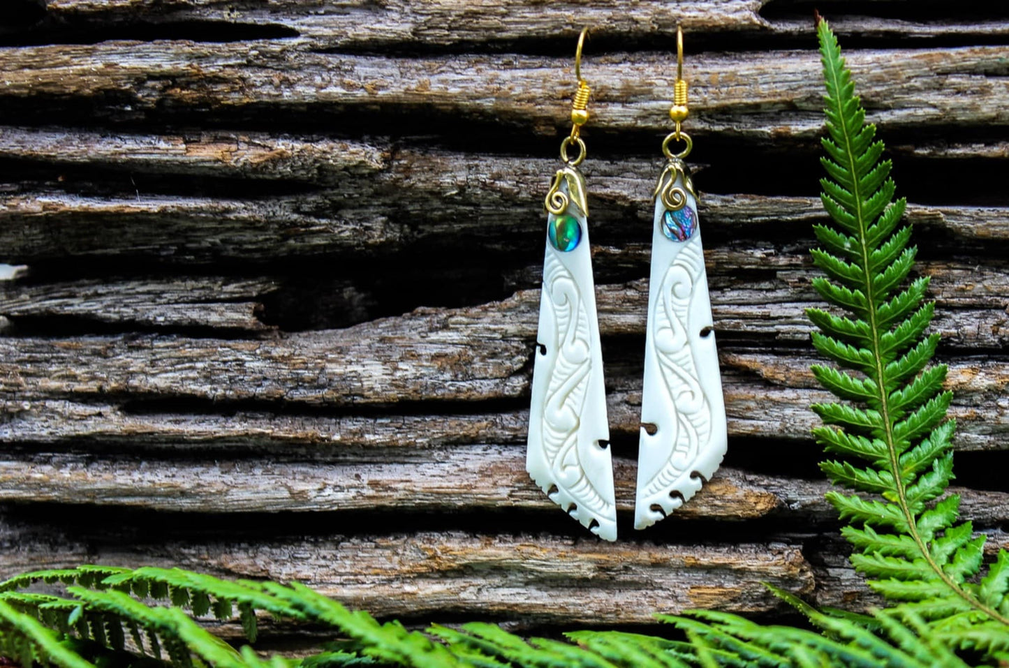 Long Bone Earrings