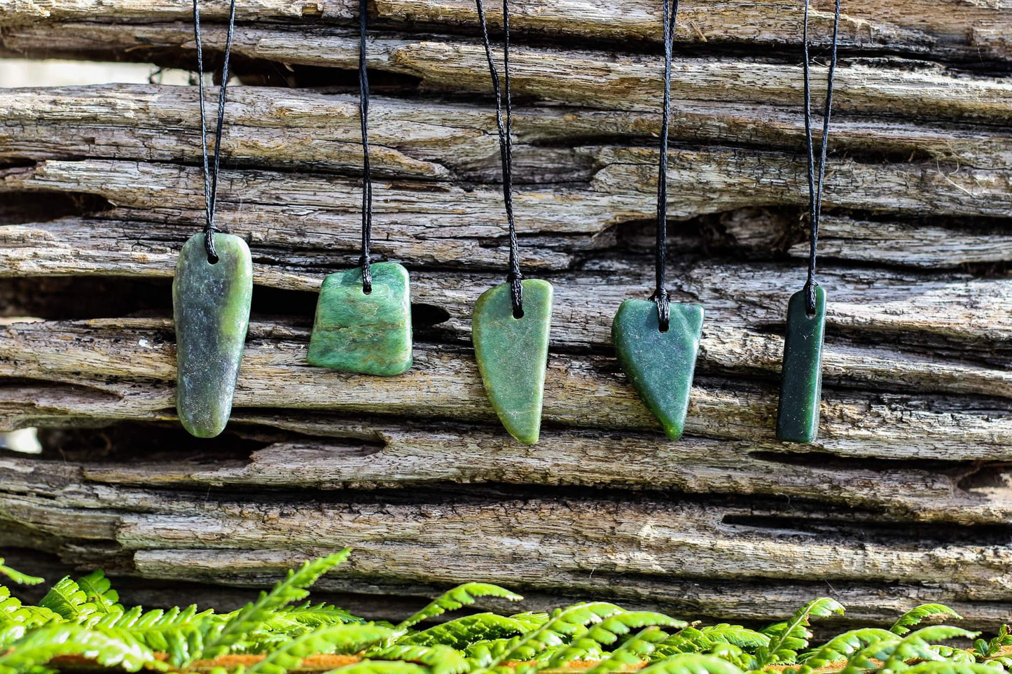 Tumbled Pounamu Necklaces