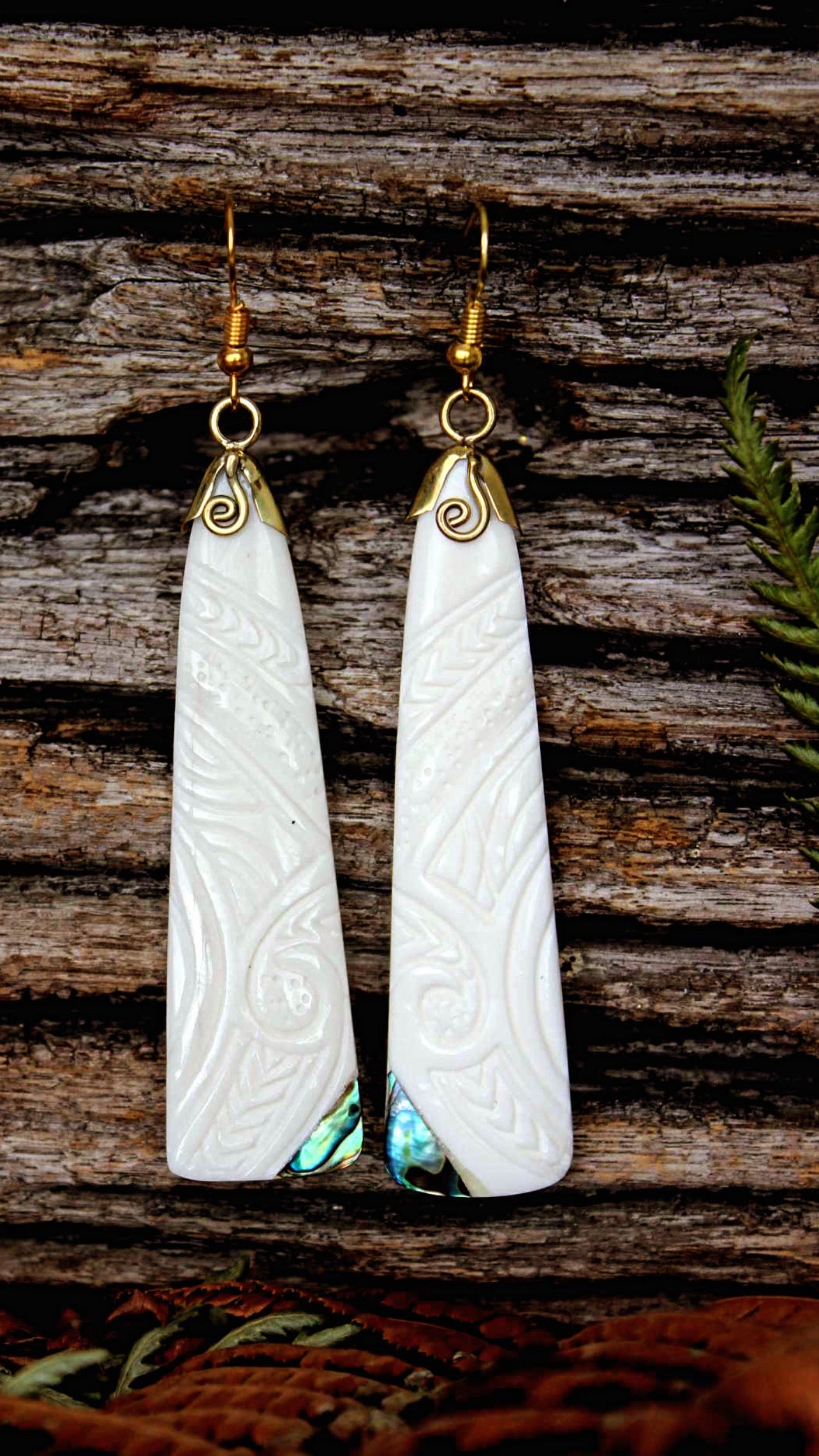 Long Bone Earrings