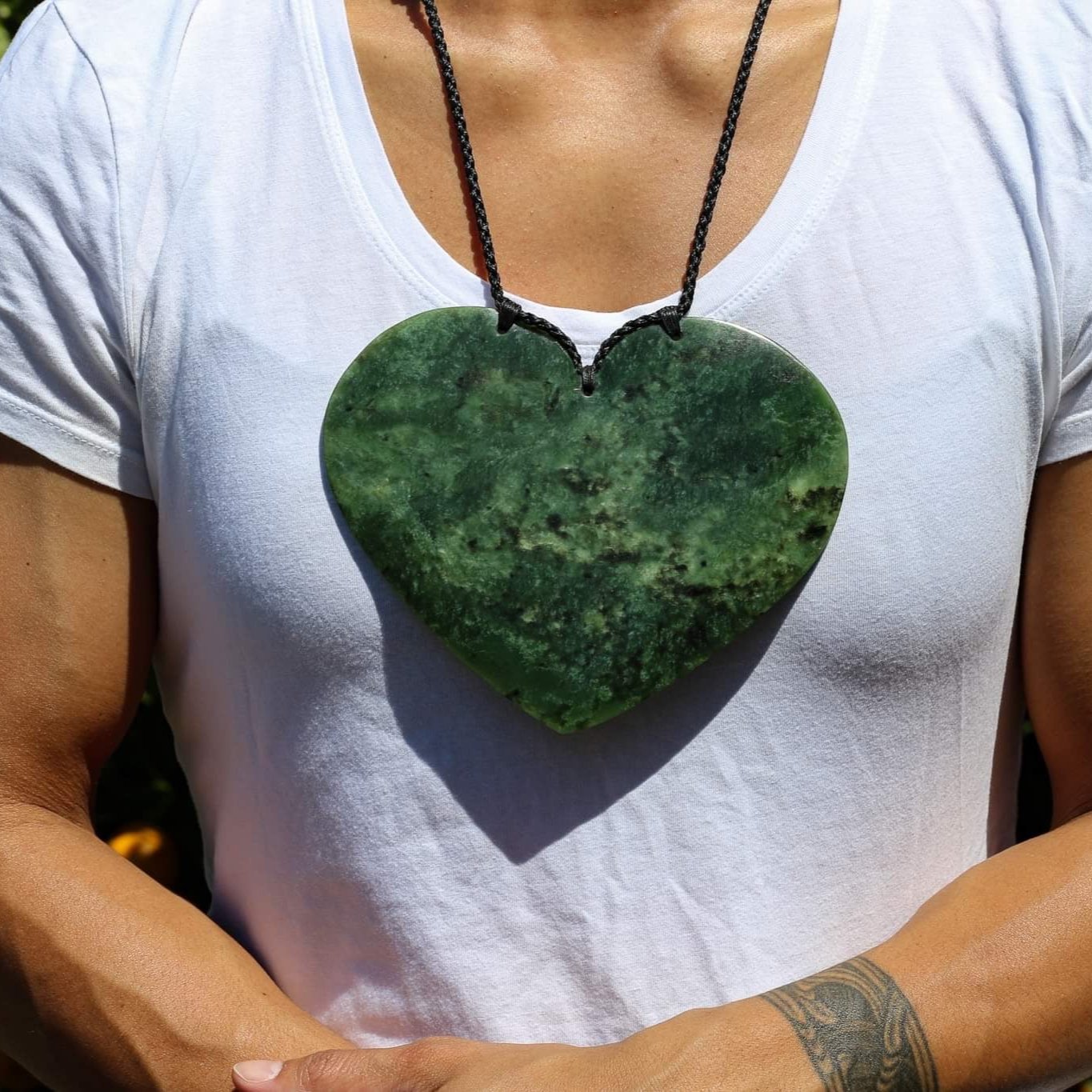 Extra Large Pounamu Heart