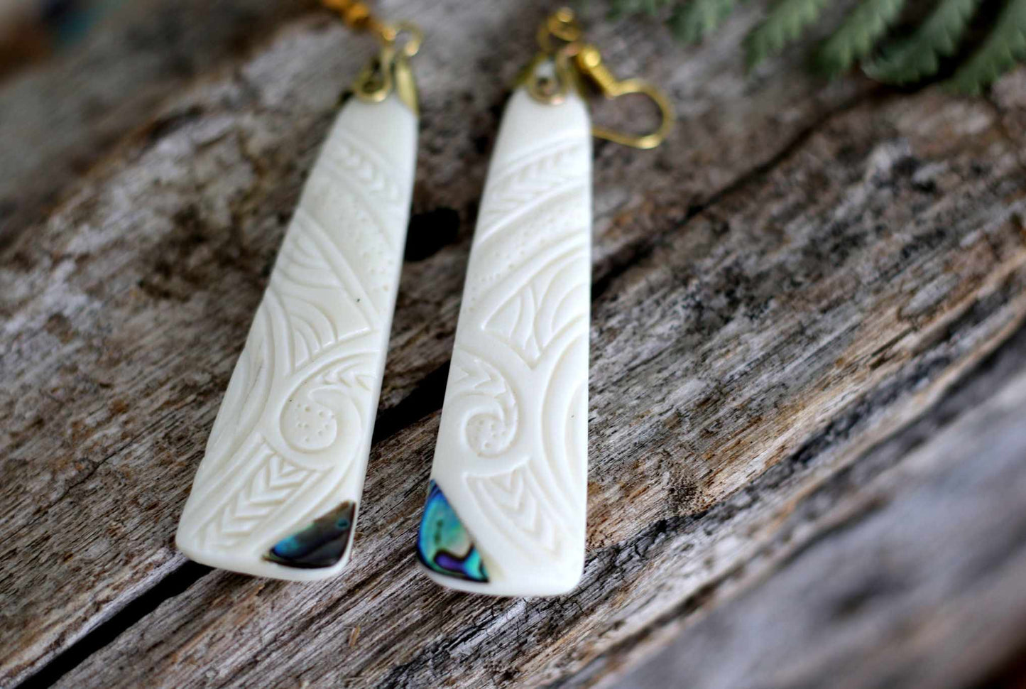 Long Bone Earrings