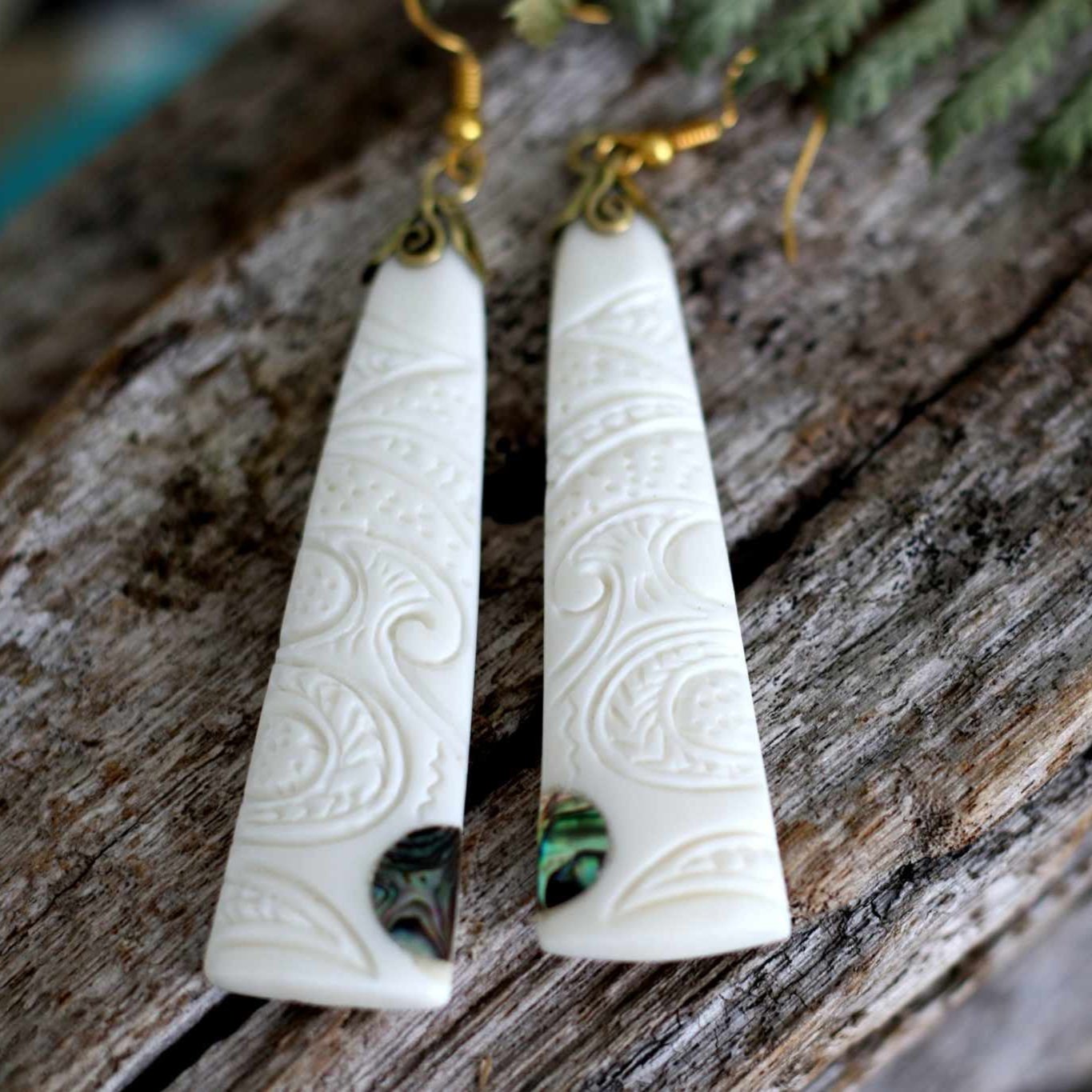 Long Bone Earrings