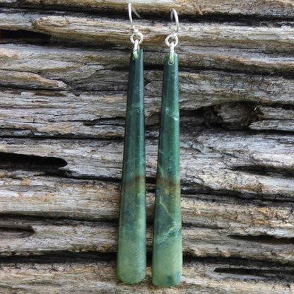 Stirling Silver Pounamu Earrings