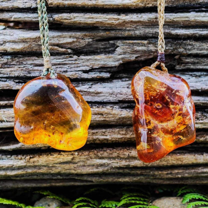 Kauri gum Pendants