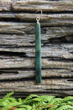 Load image into Gallery viewer, Stirling Silver Pounamu Earrings